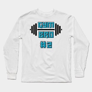 Gym Bro #2 Black Long Sleeve T-Shirt